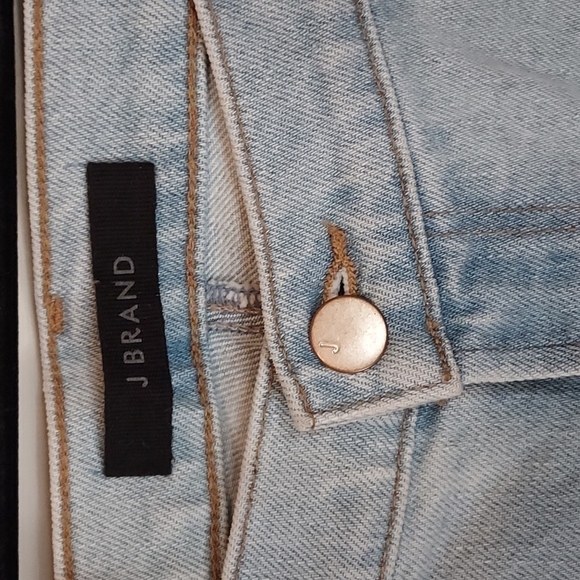 J Brand Selena Mid Rise Bootcut Crop Gigi Destruct - Picture 7 of 12